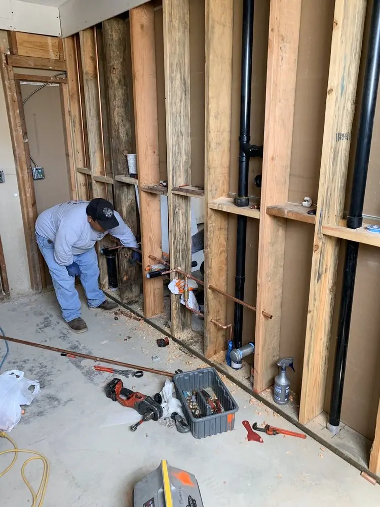 Commercial rough-in plumbing for Gas Line Repair in Denny Whitford